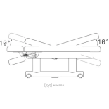 SPA Wellnessliege SATURN PLUS E4 - mit Heizung, weiß