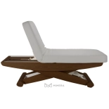 SPA Wellnessliege LUNA PLUS E3 - mit Heizung, schwarznuss/hellgrau