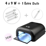 36W UV Nageltrockner Schwarz