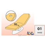 Schutzbezug für Liegen ohne Loch - 80 cm - weiß