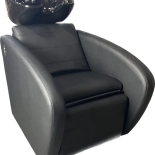 Friseur-Waschsessel SIENNA E1- matt schwarz