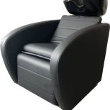 Friseur-Waschsessel SIENNA E1- matt schwarz