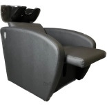 Friseur-Waschsessel SIENNA E1- matt schwarz