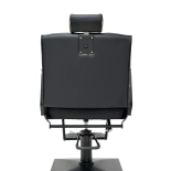 Barberstuhl MASTER BLACK - matt schwarz