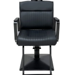 Barberstuhl MASTER BLACK - matt schwarz