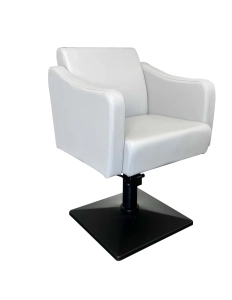 Friseurstuhl SAMILE BLACK - warmgrau