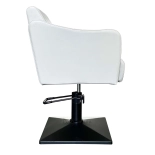 Friseurstuhl SAMILE BLACK - warmgrau