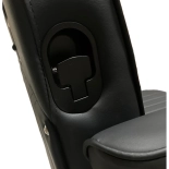 Barberstuhl COOL BLACK - matt schwarz