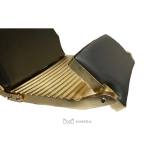 Barberstuhl NOBILE GOLD - dunkelgrau