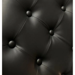 Retro Barberstuhl RENOIR LUX ROSE GOLD - samt schwarz