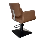 Friseurstuhl FUTA BLACK - kupferbraun
