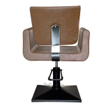 Friseurstuhl FUTA BLACK - kupferbraun