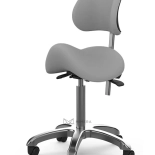 Arbeitsstuhl WISE – hellgrau