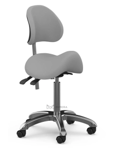 Arbeitsstuhl WISE – hellgrau