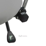 Arbeitsstuhl WISE – hellgrau