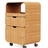 Instrumentenwagen FLOW - teak