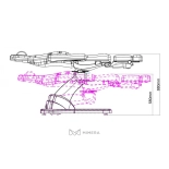 Fußpflegestuhl elektrisch APUS E5 - drehbar - Gebrauchtes Stück!