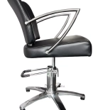 Friseurstuhl BASE CHROME  - matt schwarz