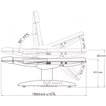 Kosmetikliege elektrisch ROCO E4 BLACK - schwarz, hellgrau