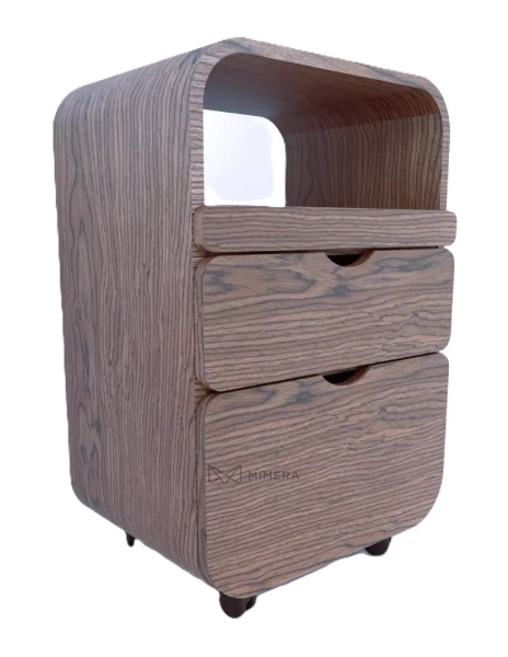 Instrumentenwagen FLOW - schwarznuss