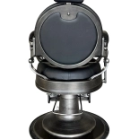 Retro Barberstuhl RENOIR GREY - matt schwarz