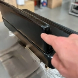 Wartecouch TEDO glänzend schwarz - Zweite Wahl!