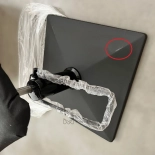 Friseurstuhl KVERT BLACK - samt schwarz - Zweite Wahl!