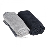 Mikrofaser Handtuch 30x40cm - grau (12er Pack)