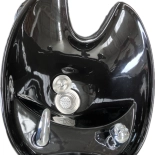 Friseur-Waschbecken BARI E1 - matt schwarz - Ausstellungsstück