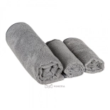 Mikrofaser Handtuch 30x40cm - grau (12er Pack)