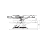 Elektrische Untersuchungsliege RAMON GYNO DELUX E4 – drehbar, weiß, PVC in medizinischer Qualität