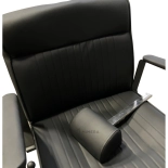 Barberstuhl MASTER BLACK - matt schwarz - Zweite Wahl!