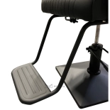 Barberstuhl MASTER BLACK - matt schwarz - Zweite Wahl!