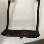 Barberstuhl MASTER BLACK - matt schwarz - Zweite Wahl!