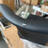 Friseurstuhl BASE CHROME  - matt schwarz - Zweite Wahl!