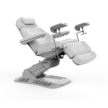 Elektrische Untersuchungsliege RAMON GYNO DELUX E4 – drehbar, weiß, PVC in medizinischer Qualität