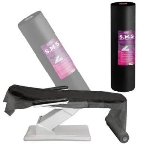 Einweg-Laken aus Vliesstoff Beautyfor 80cm × 150m, schwarz