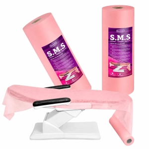 Einweg-Laken aus Vliesstoff Beautyfor 80cm × 150m, rosa