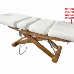 Elektrische SPA-Liege Silverfox LUNA SPLIT E3 – teak/weiß