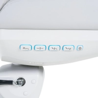 Elektrische Kosmetikliege Silverfox RAMON ELITE E4 – drehbar, mit Heizfunktion, hellgrau