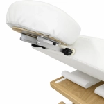 Elektrické SPA lehátko Silverfox LUNA PLUS E3 – s funkcí vyhřívání, teak/bílá