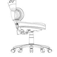 Arbeitsstuhl Silverfox ELAR – hellgrau