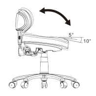 Arbeitsstuhl Silverfox ELAR – hellgrau