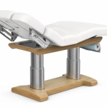 Elektrische SPA-Liege Silverfox LIPS PLUS E4 – mit Heizfunktion, teak/weiß