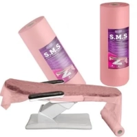 Einweg-Laken aus Vliesstoff Beautyfor 80cm × 150m, rosa