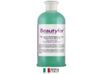 Vorbereitendes Gel vor der Enthaarung Beautyfor Peppermint 500 ml