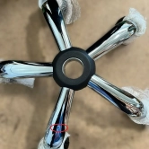 Kadeřnický taburet MOBY - matná černá - Druhá jakost