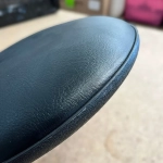 Kadeřnický taburet MOBY - matná černá - Druhá jakost