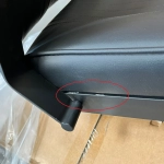 Barberstuhl MASTER BLACK - matt schwarz - Zweite Wahl!