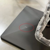 Barberstuhl MASTER BLACK - matt schwarz - Zweite Wahl!